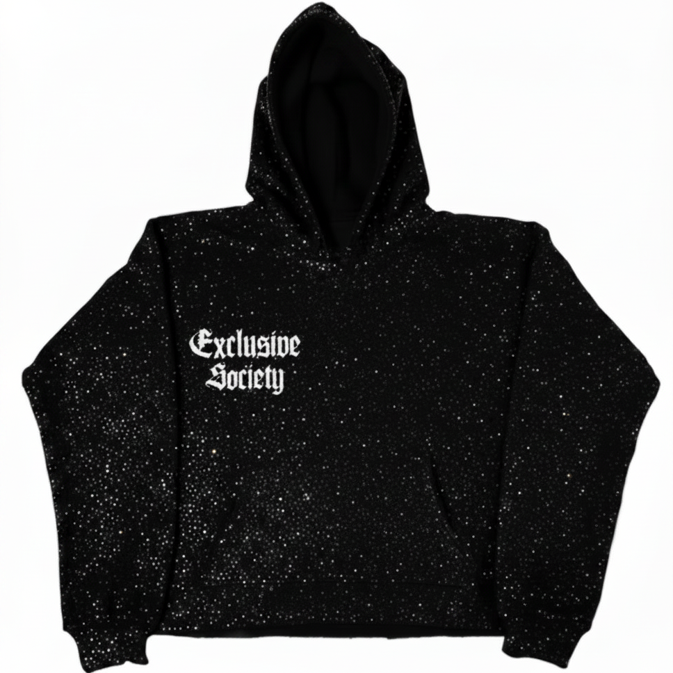 Exclusive rhinestone hoodie