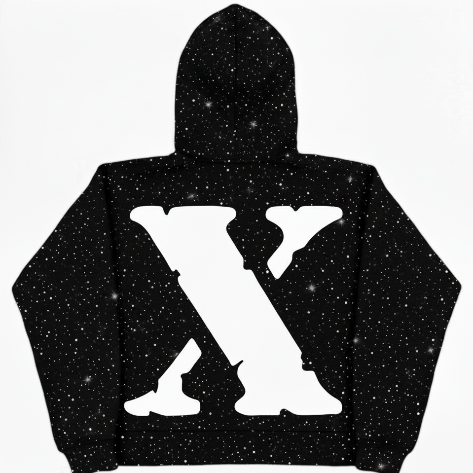 Exclusive rhinestone hoodie