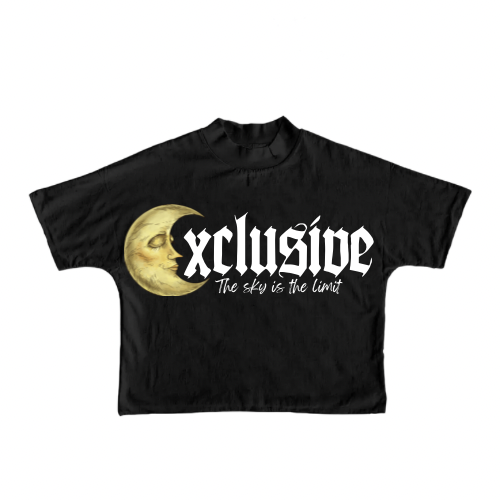 Black exclusive boxy tshirt